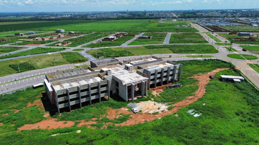 Obras da nova Prefeitura de Sorriso já ultrapassa 55% de execução