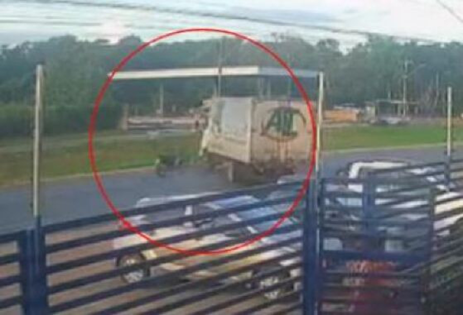 Motociclista morre após bater em caminhão que fazia conversão irregular em Cuiabá/MT